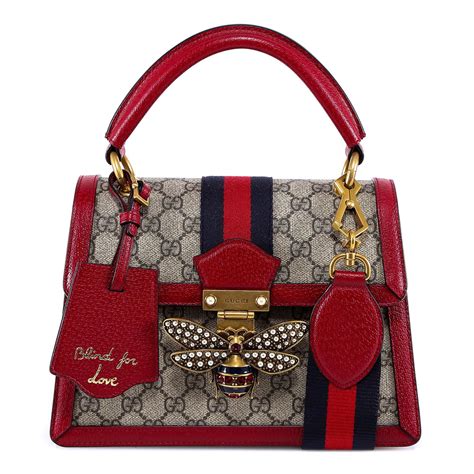 gucci web bee bag|Gucci bag with bee clasp.